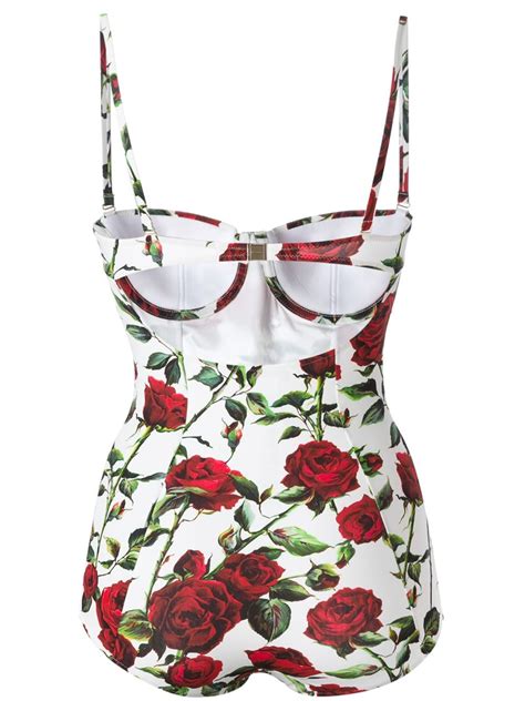 dolce gabbana rose print bikini|Women's Swimwear: bikini, one piece swimsuit .